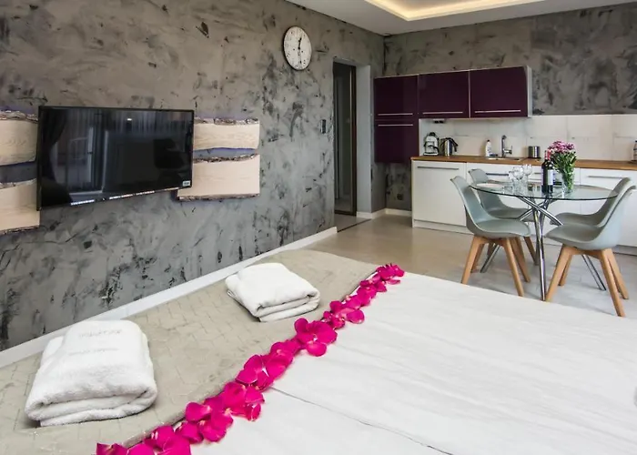 Hotelove Z Biokominkiem Na Skale Apartament